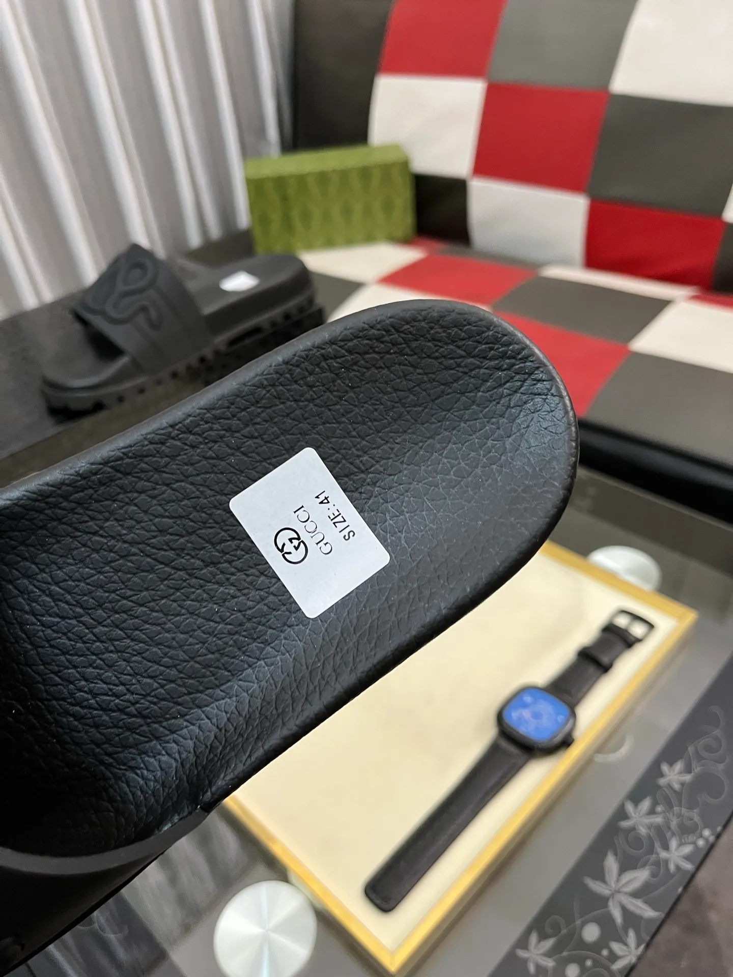 Men's men's shoes💰260⌚️⌚️ＧＵＣＣＩ.Gucci.Official website 1:1 popular slippers hot sale! Original original material 🩴 SIZE: 38-46 (45.46 non-refundable)